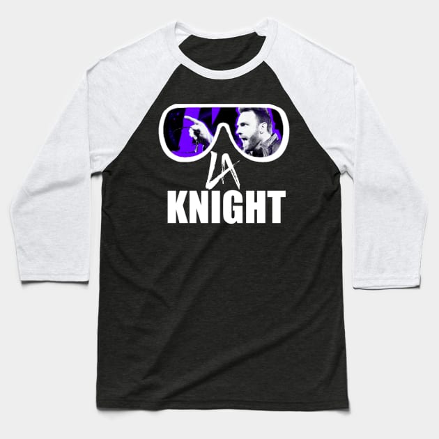LA KNIGHT RETRO INSPIRED Baseball T-Shirt by Shane-O Mac's Closet